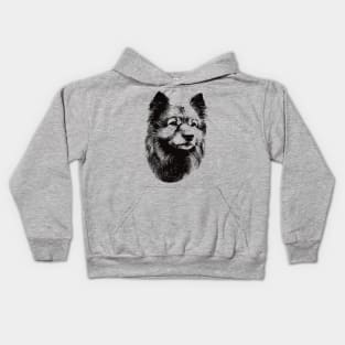 Keeshond gift for Keeshond Owners Kids Hoodie